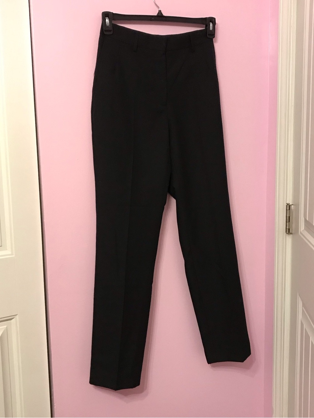 Dries Van Noten black wool shoots pants size 38 IT fits like a US 0/2